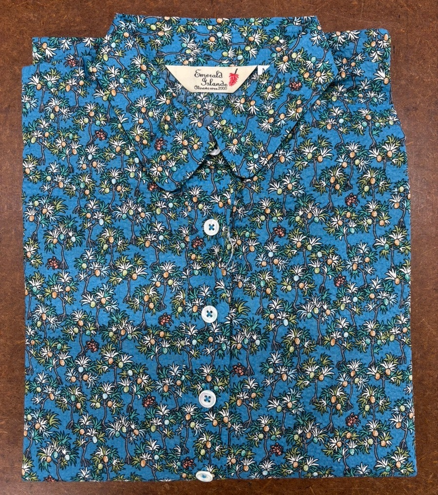 【再入荷】EM11503W　レディース　＜アダン柄＞　ワンピース