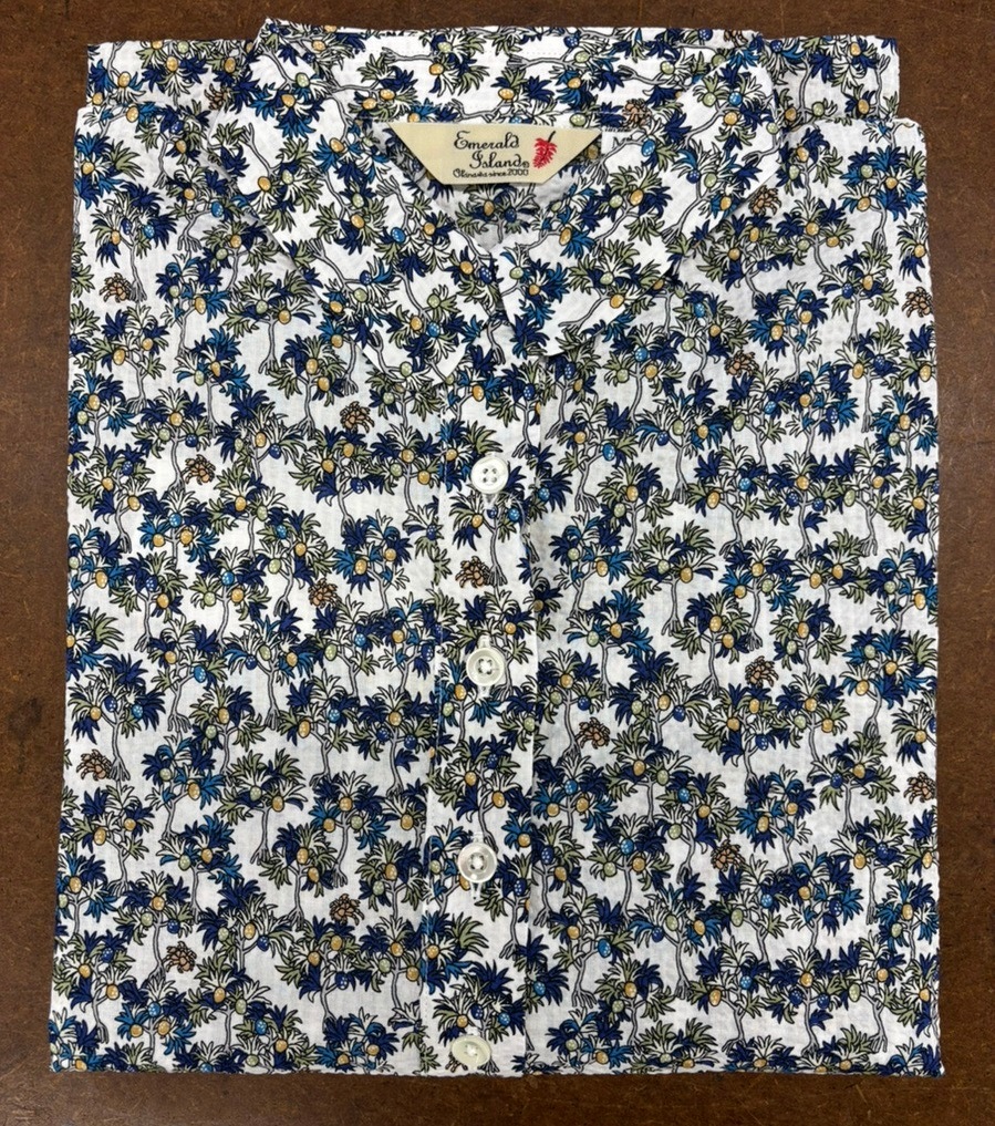 【再入荷】EM11503W　レディース　＜アダン柄＞　ワンピース