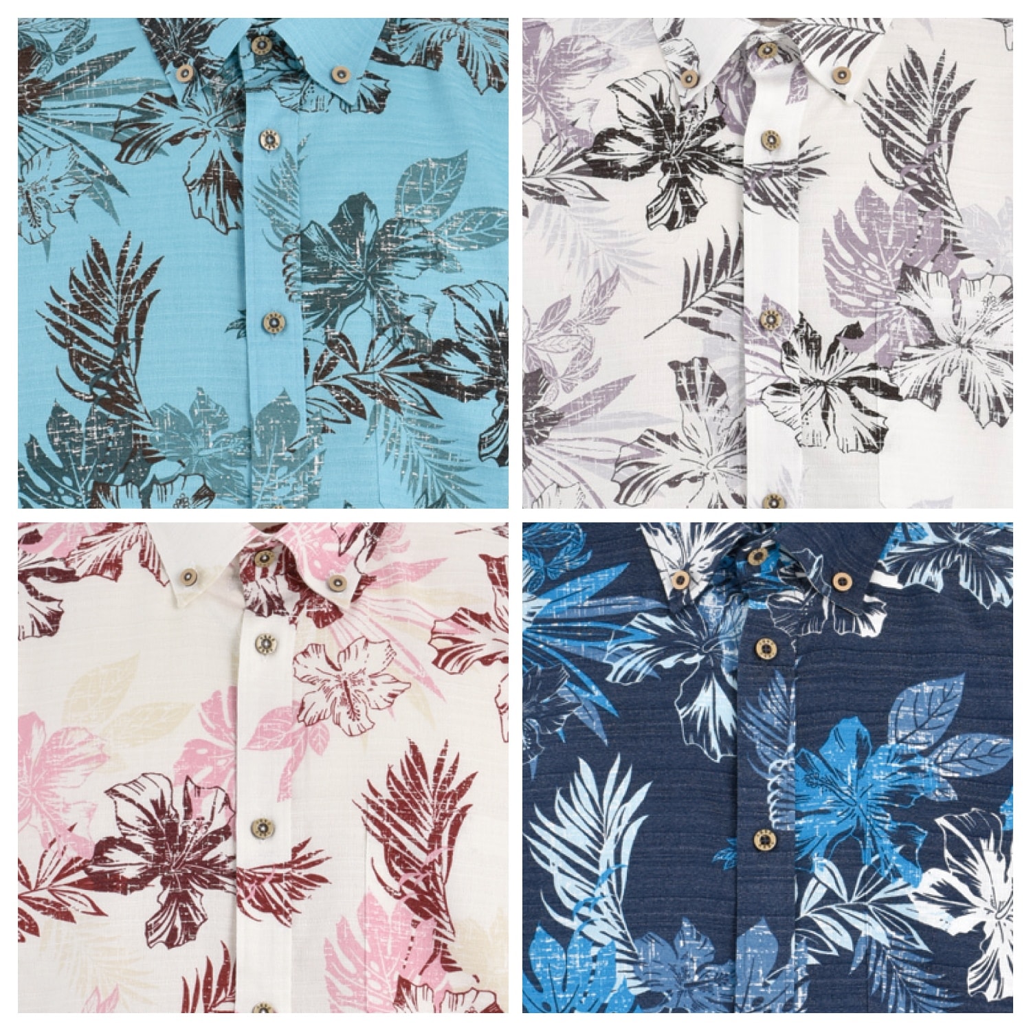 ルコック　ハイビスカス柄パーカー(同柄パンツ出品中) ルコック ハイビスカス柄パーカー(同柄パンツ出品中)