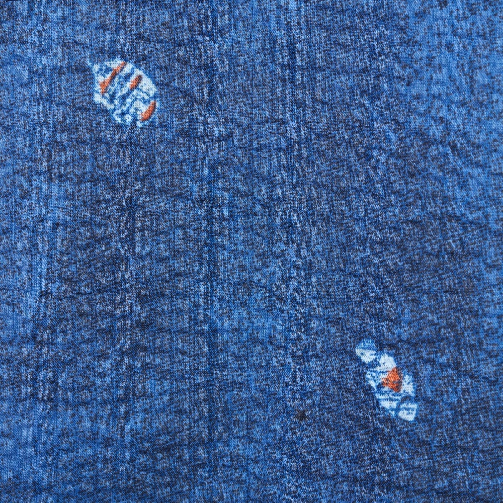 OK1685　キッズ　＜美ら海柄＞　開襟シャツ