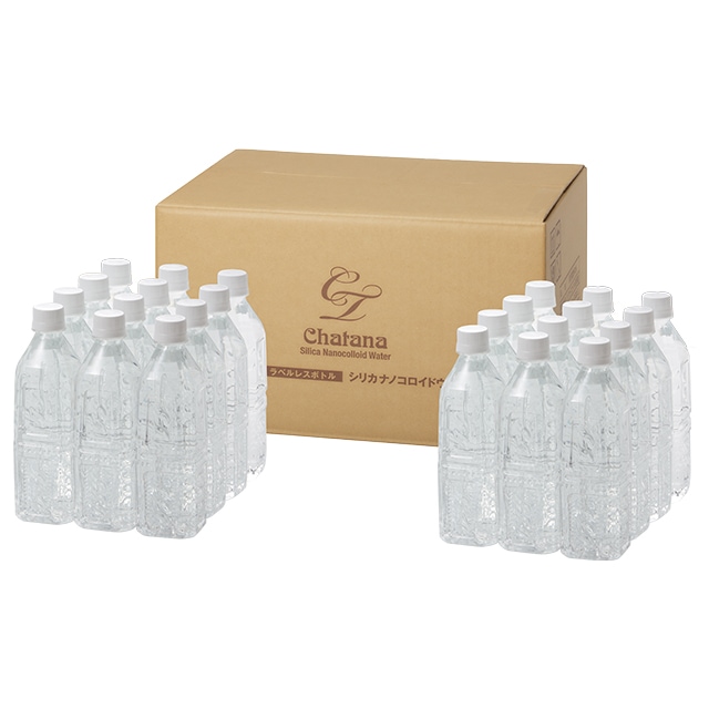 チャターナ ラベルレスボトル シリカナノコロイドウォーター 500ml