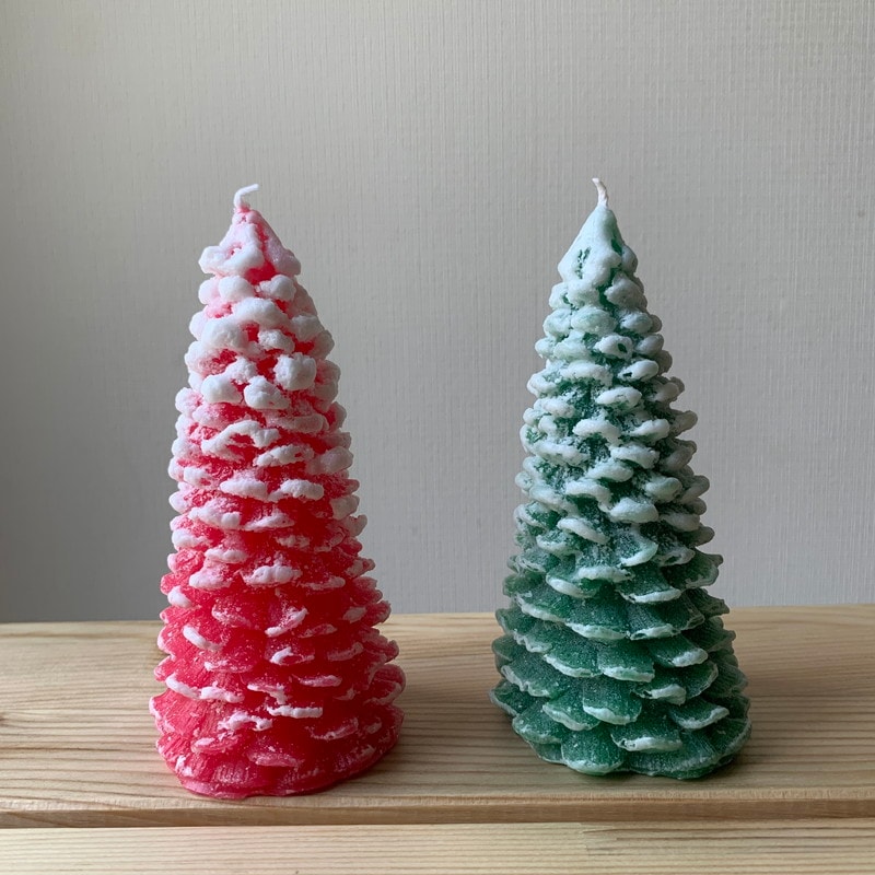 冬季限定】クリスマスツリーキャンドル by Akariya |「障がい者福祉