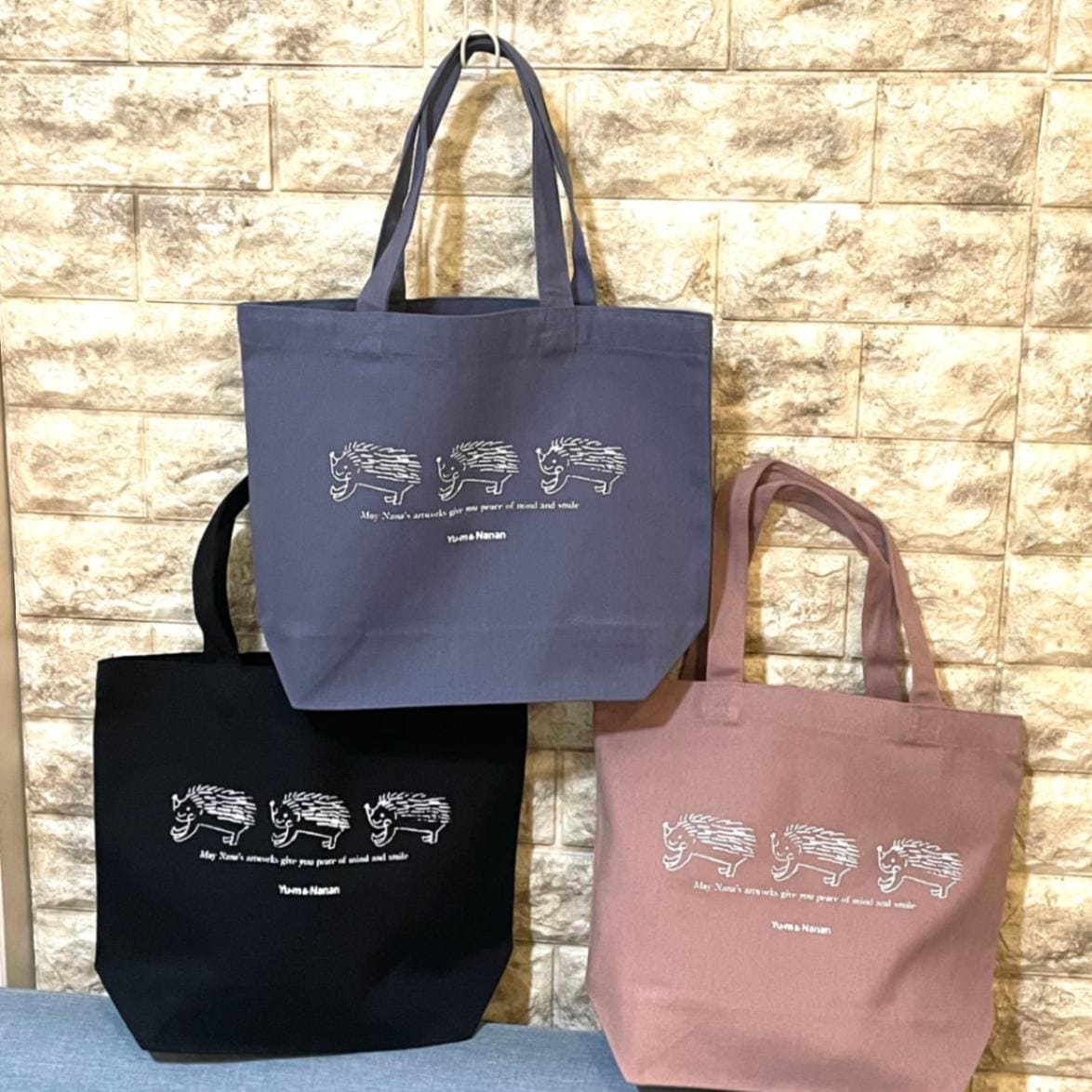 トートバッグ ハリネズミ by Yu-m & Nanan |「障がい者福祉」を買物で