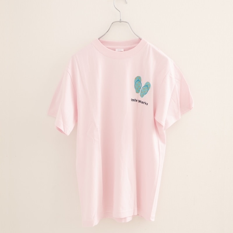 バレンチノ JEANS　半袖Tシャツ　ピンク　XL ロゴ刺繍タグ付　新品 バレンチノ JEANS 半袖Tシャツ ピンク XL ロゴ刺繍タグ付 新品