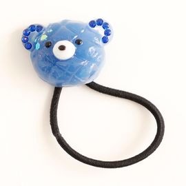 レジン ハートのヘアゴム by ナナイロリボン |「障がい者福祉」を買物