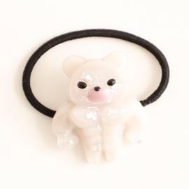 レジン ハートのヘアゴム by ナナイロリボン |「障がい者福祉」を買物