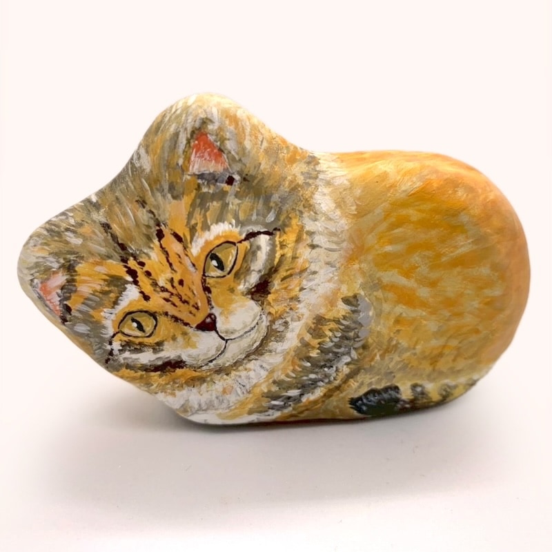 一点もの】 手作り張り子置物～ちゃとらねこ～ by Arthur's Café