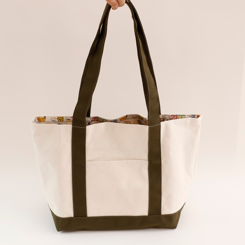 在庫追加】帆布 トートバッグ（ポーチ付） by GROOVE |「障がい者福祉