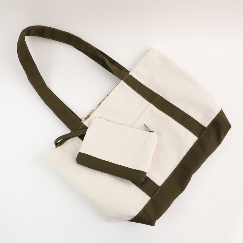 ポレーヌ　トートバッグ ポーチ付き Naege トートバッグ スクエアポーチ付きトートBAG レディース