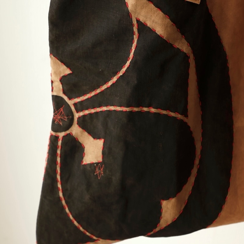 幟旗(のぼりばた）柿渋染めバッグ by collect 34 |「障がい者福祉」を