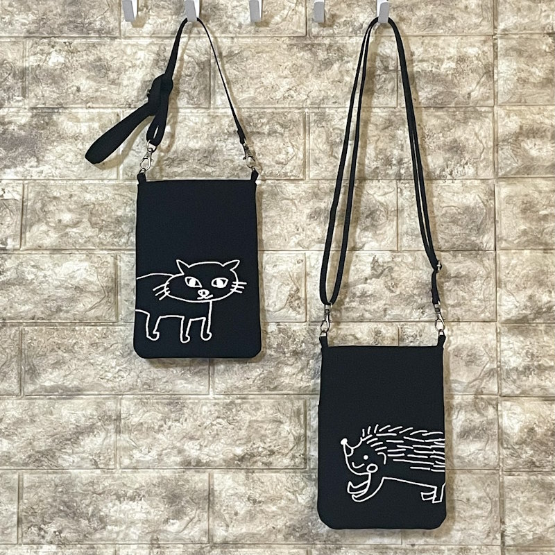 tamaoworld 動物キャラクター スマホショルダーバッグ（猫） tamaoworld 動物キャラクター スマホショルダーバッグ（猫） 楽天市場