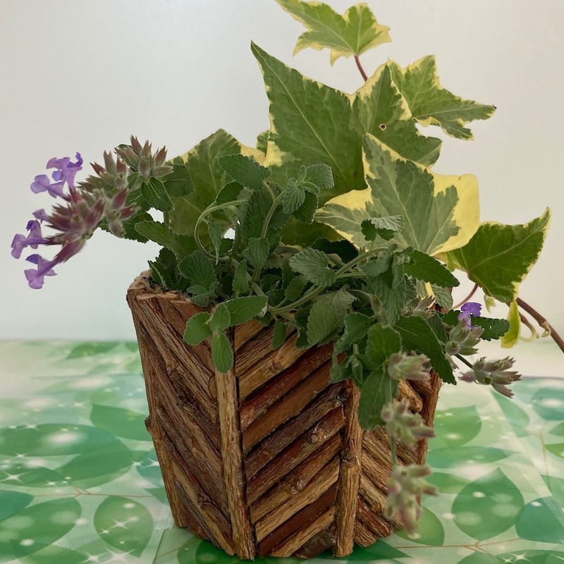 鉢カバー （ツイード） by ガーデンクラフト 