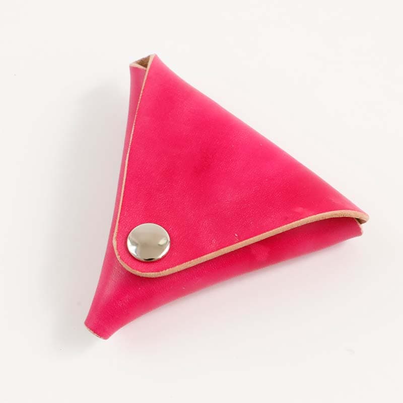 栃木レザーの三角ケース by 港南福祉ホーム 第2ひまわり |「障がい者