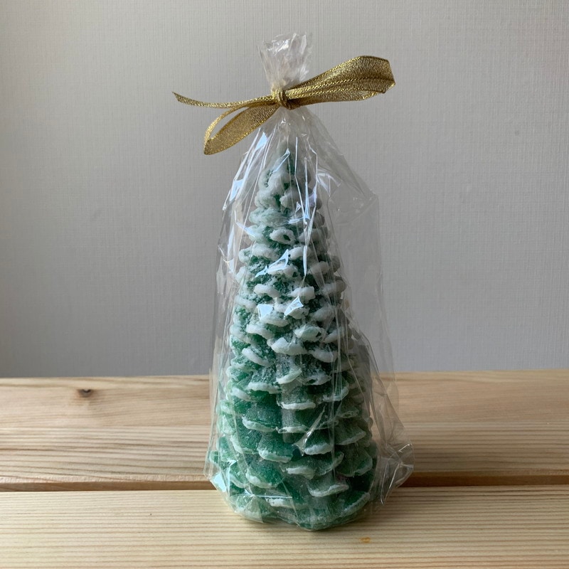 新色】クリスマスツリーキャンドル by Akariya |「障がい者福祉」を