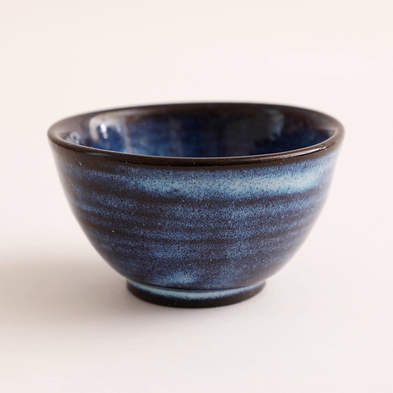 入荷：黒泥月白釉ぐい呑み（2個セット） by 陶芸工房 土の夢