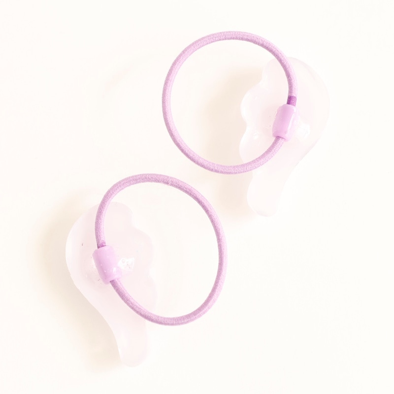 天使の羽のヘアゴム(2個セット) by ナナイロリボン |「障がい者福祉