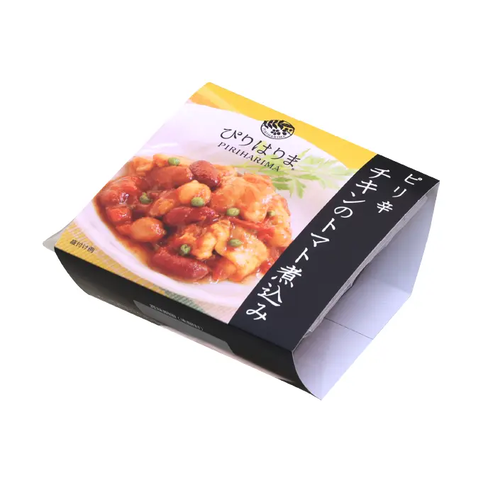 ピリ辛チキンのトマト煮込み
