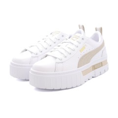 スニーカー プーマ PUMA メイズレザーウィメンズ プーマホワイト/ペヨーテ 白 381983-02 レディース シューズ 靴 22FW|PUMA