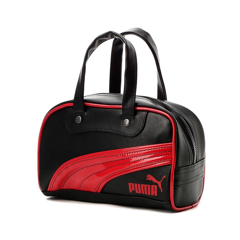 美品 puma プーマ ミニボストンバッグ　ヴィンテージ ブラック レトロ 美品 puma プーマ ミニボストンバッグ ヴィンテージ ブラック
