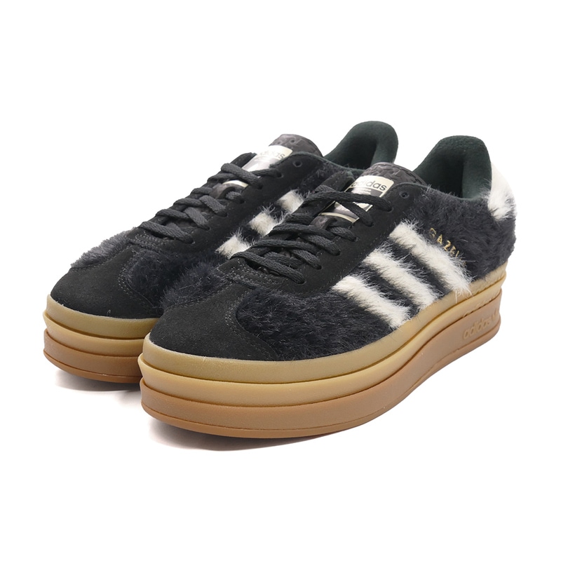 adidas originals アディダス レディース 厚底 スニーカー GAZELLE BOLD JS3907 シューズ ガゼルボールド ブラック 柔らか ガムソール スニーカー アディダス adidas ガゼル ボルド W ブラック 黒 JS3907