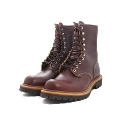 ブーツ レッドウイング RED WING 8インチロガー ブラウン 茶 4585 メンズ レディース シューズ 靴 25FW|RED WING