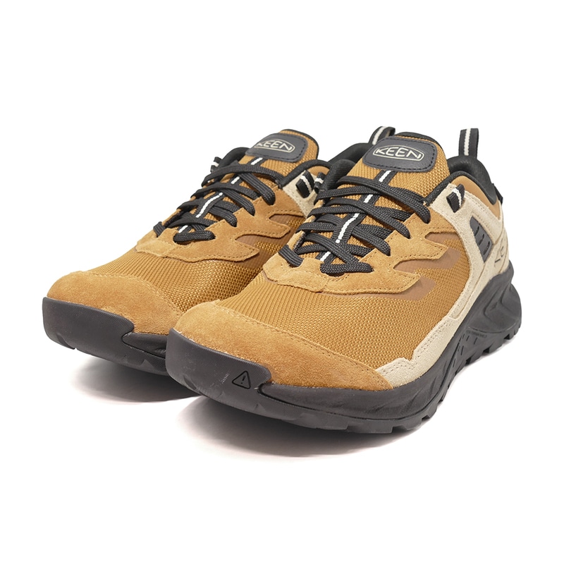 トイガン スニーカー キーン KEEN ハイトレイルウォータープルーフ ブラウン