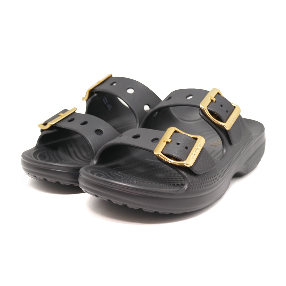 サンダル クロックス crocs サタデーメタリックバックルサンダルW