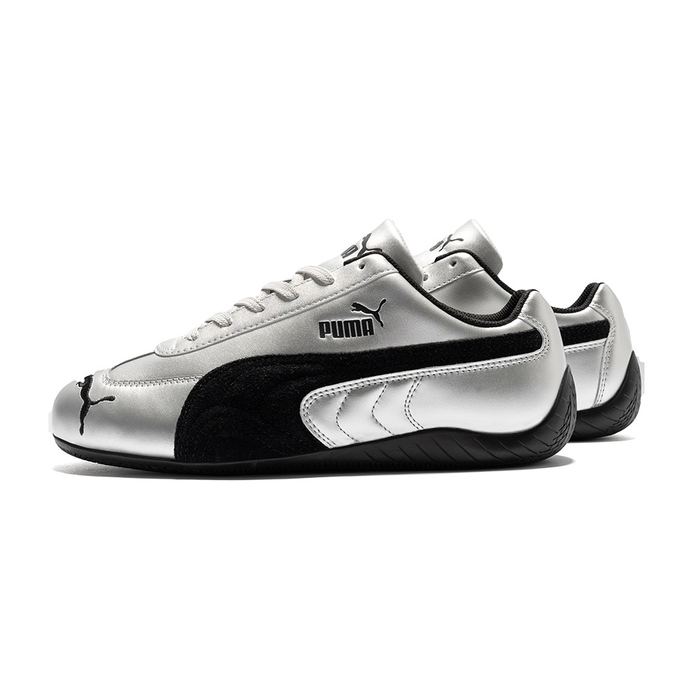 スニーカー プーマ PUMA スピードキャット メタリック シルバー 銀