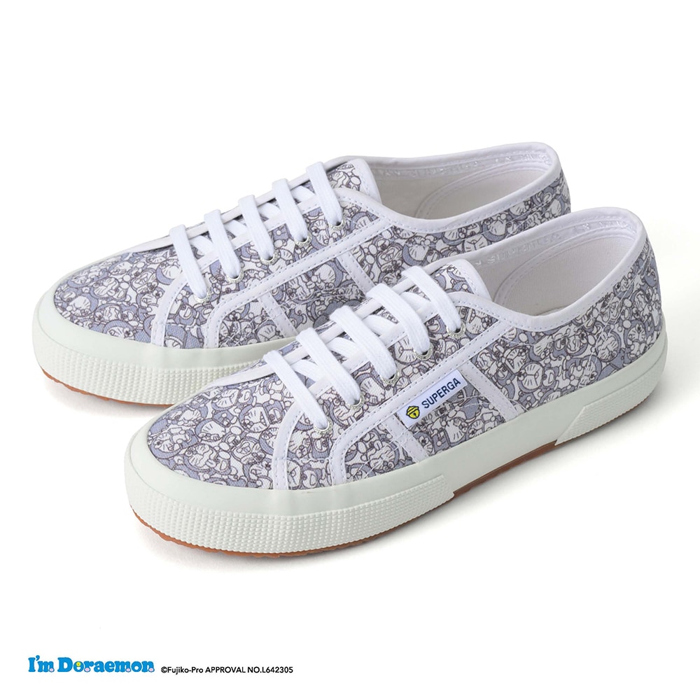 ���ˡ����� ���ڥ륬 SUPERGA 2750-I'mDoraemon �ۥ磻�� �� 3A4138FW-A00 ��� ��ǥ����� ���塼�� �� 23FW