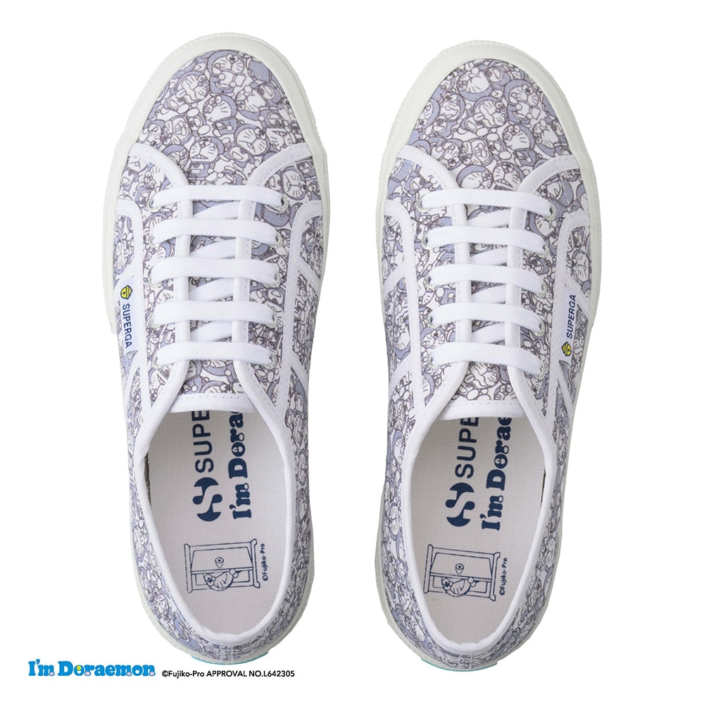 ���ˡ����� ���ڥ륬 SUPERGA 2750-I'mDoraemon �ۥ磻�� �� 3A4138FW-A00 ��� ��ǥ����� ���塼�� �� 23FW