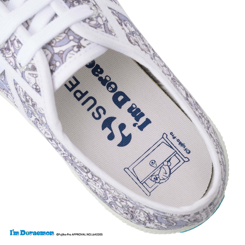 ���ˡ����� ���ڥ륬 SUPERGA 2750-I'mDoraemon �ۥ磻�� �� 3A4138FW-A00 ��� ��ǥ����� ���塼�� �� 23FW