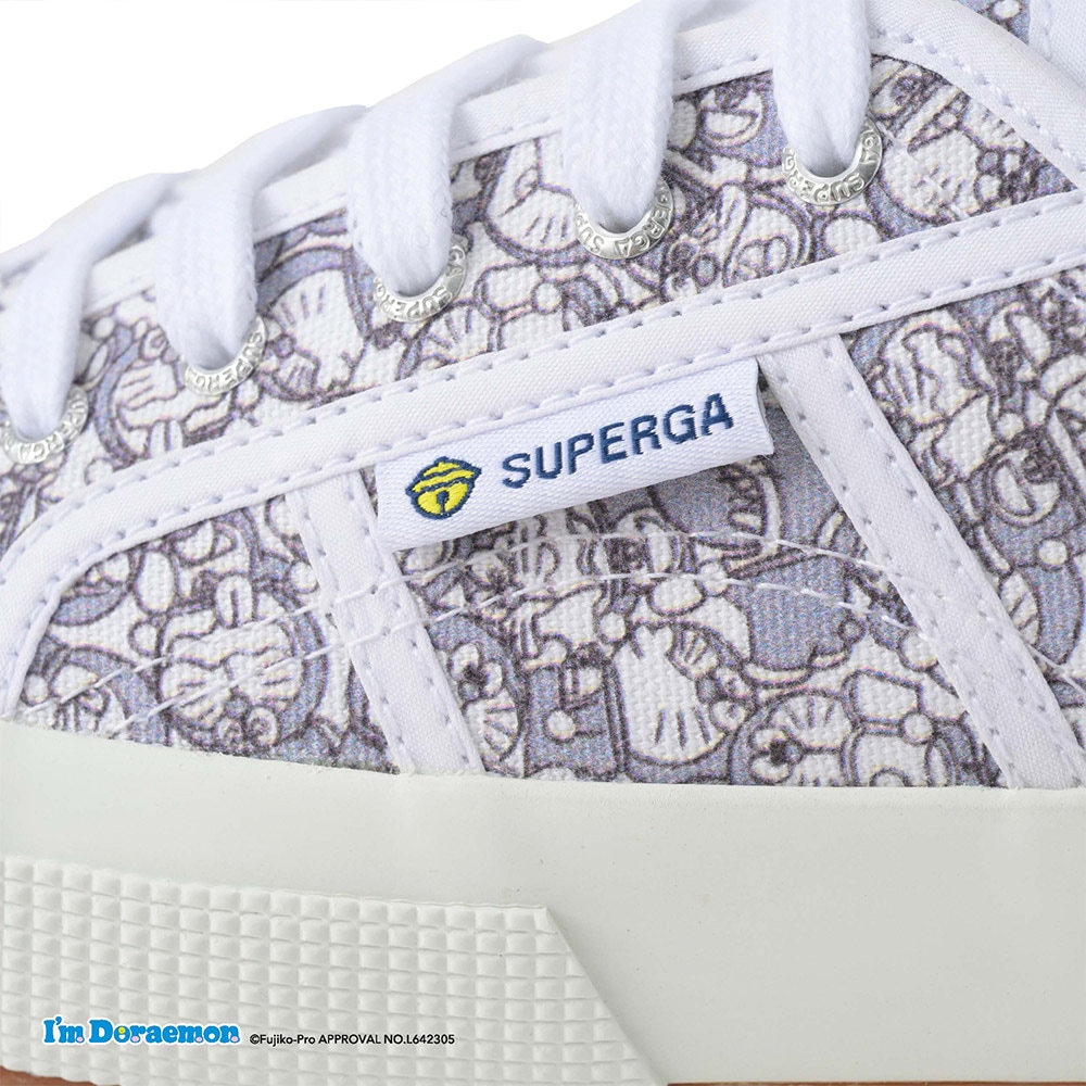 ���ˡ����� ���ڥ륬 SUPERGA 2750-I'mDoraemon �ۥ磻�� �� 3A4138FW-A00 ��� ��ǥ����� ���塼�� �� 23FW
