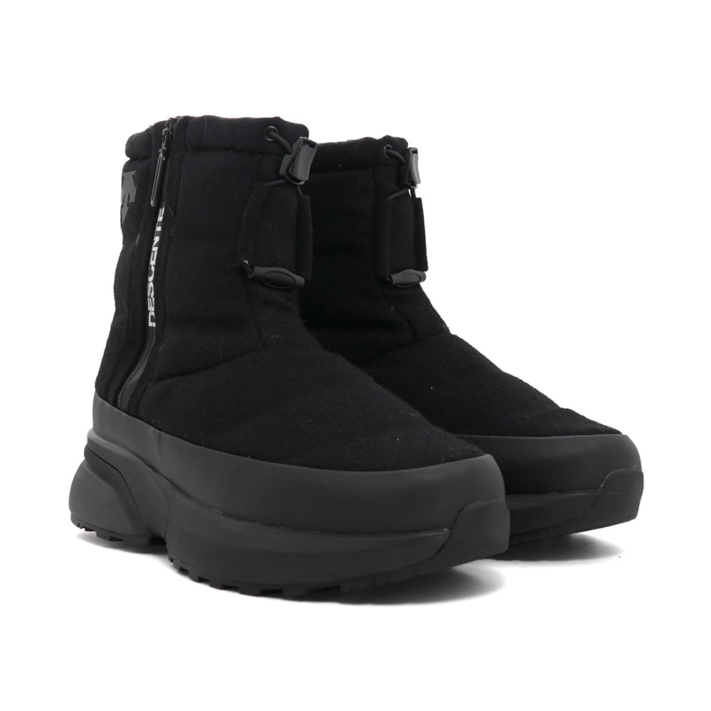 限定一足■一度短時間使用■DESCENTE ブラック スノーブーツ　美品 スノーシューズ デサント DESCENTE アクティブウィンターブーツ