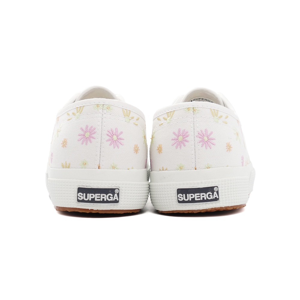 ���ˡ����� ���ڥ륬 SUPERGA 2750-FLOWERSEMBROIDERY �ۥ磻�� �� S2121FW-A6Y ��ǥ����� ���塼�� �� 