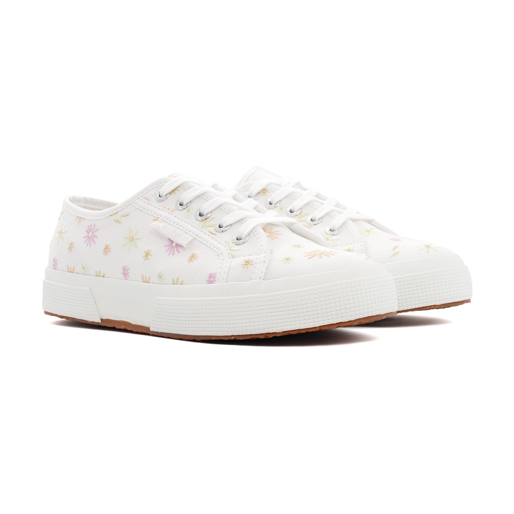 ���ˡ����� ���ڥ륬 SUPERGA 2750-FLOWERSEMBROIDERY �ۥ磻�� �� S2121FW-A6Y ��ǥ����� ���塼�� �� 