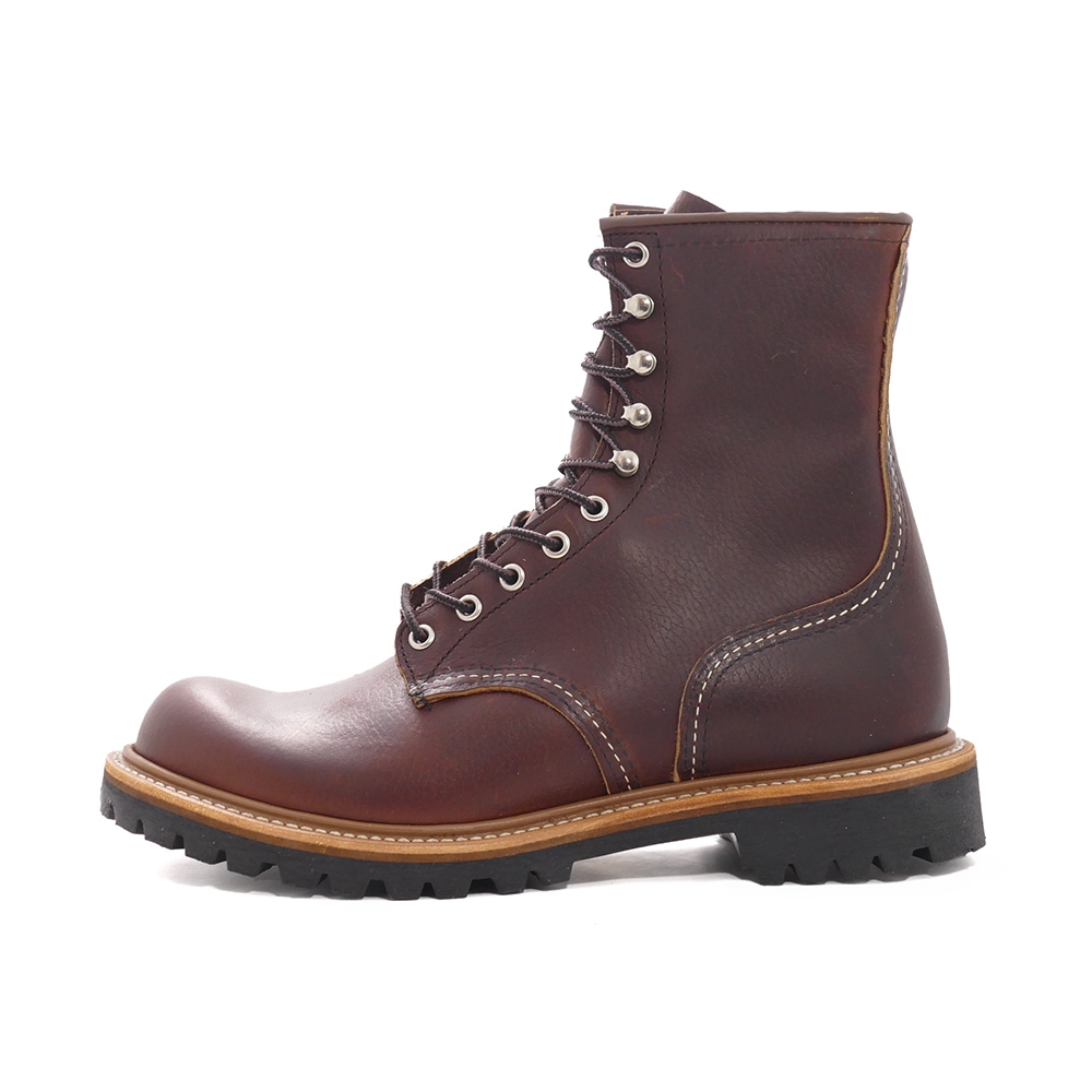 ブーツ レッドウイング RED WING 8インチロガー ブラウン 茶 4585