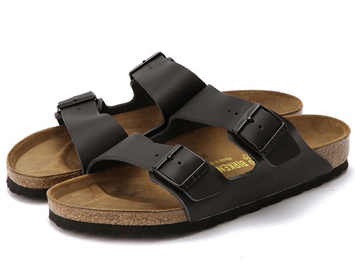 BIRKENSTOCK �ӥ륱�󥷥�ȥå� ARIZONA LEATHER ���꥾�� �쥶�� black �֥�å� ���� ��� �������