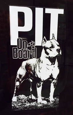 �ԥåȥ֥� Car Window Sticker3��PMS00105��