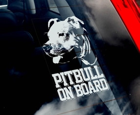 Pitbull Car Window Sticker��PMS00085��