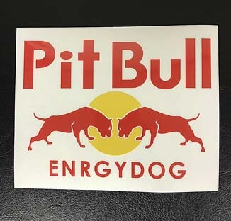 Pitbull enrgydog Sticker PMS00125