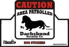 CAUTION��Dachshund����PMS00057��