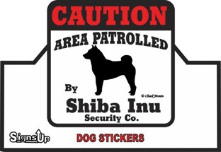 CAUTION SHIBA ��PMS00086��