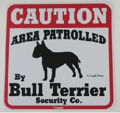 CAUTION��Bull��Terrier����PMP00005��