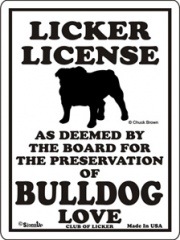 LICKER LICENSEBULLDOGPMP00043