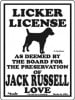 LICKER LICENSEJACK RUSSELLPMP00046