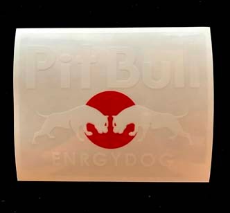 Pitbull enrgydog Sticker �ۥ磻�ȡ�PMS00126��
