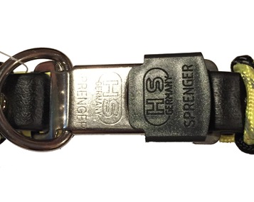 Sprenger��PARACORD-COLLAR BLACK/YELLOW 59341��PMC00063��