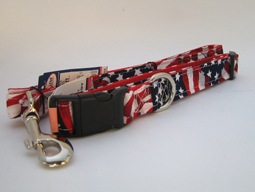 U.S.A��Star and Stripe��Collar and Lead Set����PML00012��