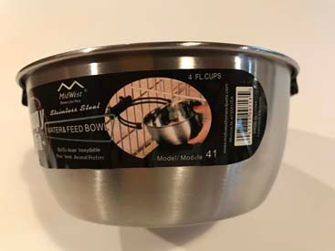 Stainless Water and Feed Bowl��PMB00005��