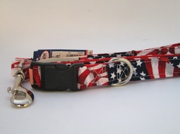 U.S.A��Star and Stripe��Collar and Lead Set����PML00012��